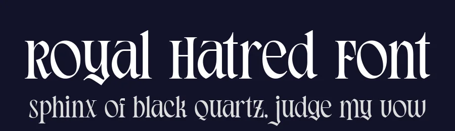 Royal Hatred Font by alit design — Blackletter Font — thumbnail 2