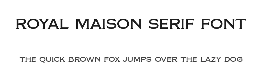 Royal Maison Serif Font by Honestype — Decorative Font