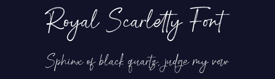Royal Scarletty Font by Salamahtype — Script Handwritten Font — thumbnail 2