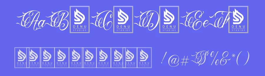 Royal Veins | Tattoo Script Font by Denustudios — Blackletter Font — thumbnail 3