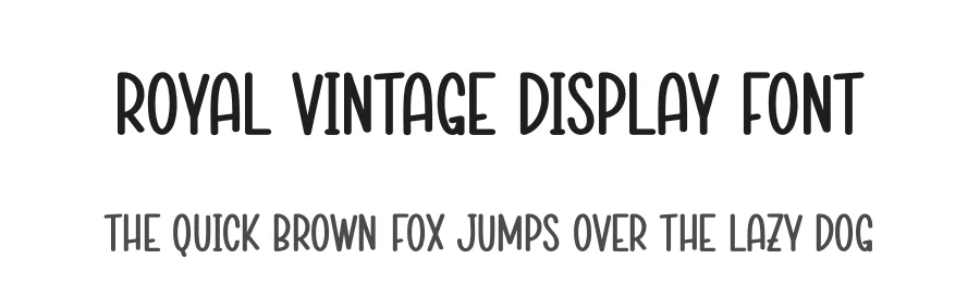 Royal Vintage Display Font by creativeletter — Display Font