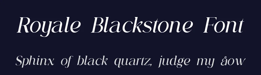 Royale Blackstone Font by UICreative — Serif Font — thumbnail 2