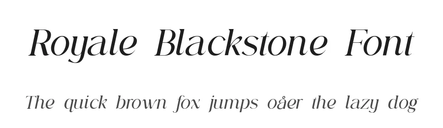 Royale Blackstone Font by UICreative — Serif Font