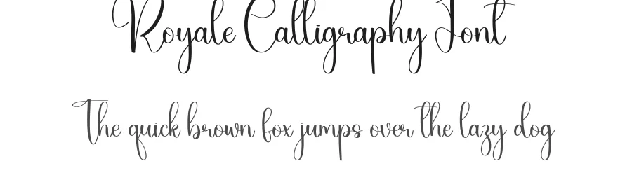 Royale Calligraphy Font by creativeletter — Script Handwritten Font