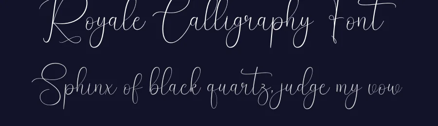 Royale Calligraphy Font by creativeletter — Script Handwritten Font — thumbnail 2