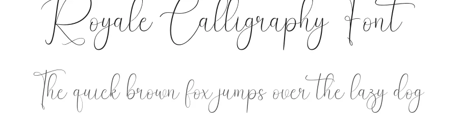 Royale Calligraphy Font by creativeletter — Script Handwritten Font