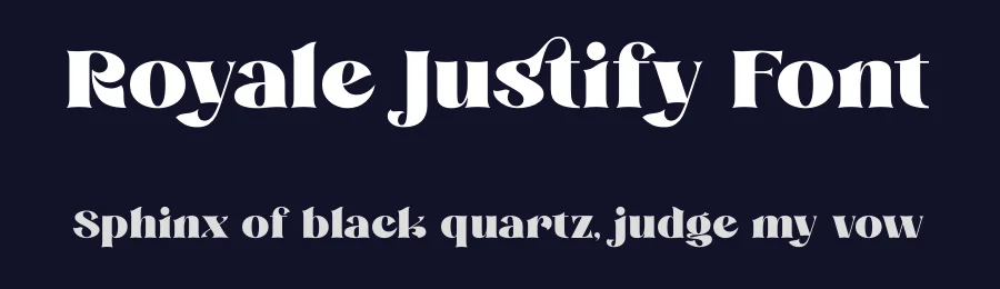 Royale Justify Font by timelesstype.co — Serif Font — thumbnail 2