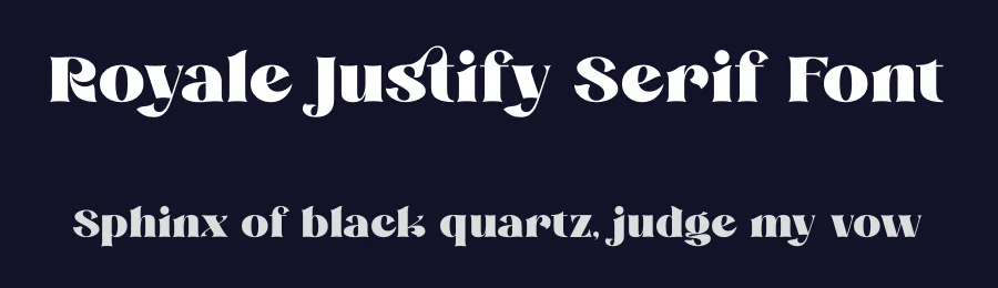 Royale Justify Serif Font by timelesstype.co — Serif Font — thumbnail 2
