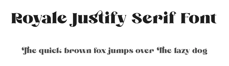 Royale Justify Serif Font by timelesstype.co — Serif Font
