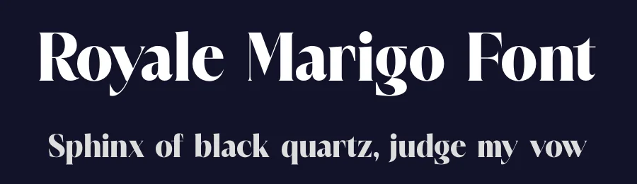 Royale Marigo Font by timelesstype.co — Display Font — thumbnail 2
