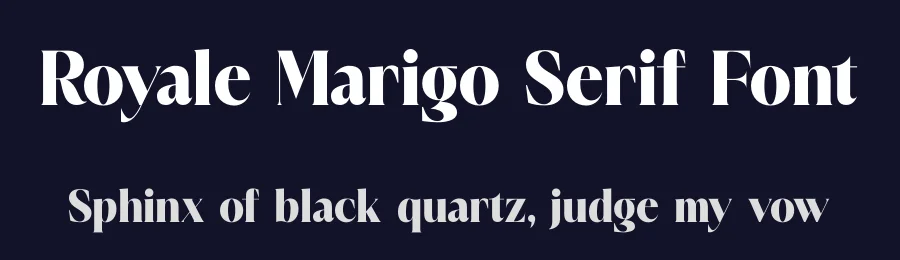 Royale Marigo Serif Font by timelesstype.co — Display Font — thumbnail 2