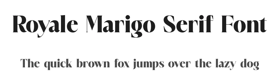Royale Marigo Serif Font by timelesstype.co — Display Font