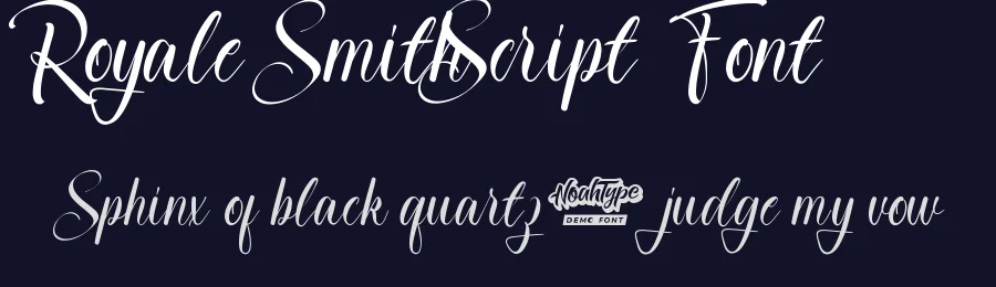 Royale Smith Script Font by noahtype — Script Handwritten Font — thumbnail 2