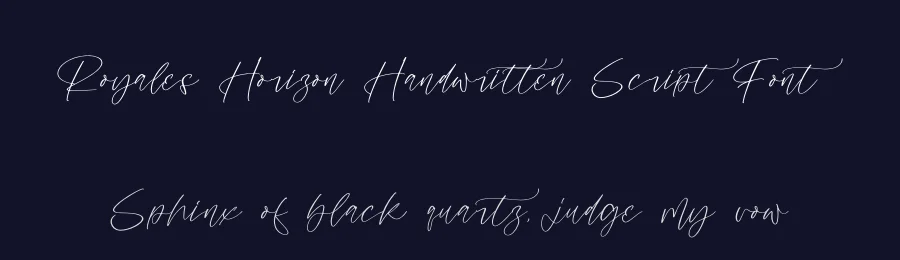 Royales Horizon Handwritten Script Font by Operatype.Co — Display Font — thumbnail 2