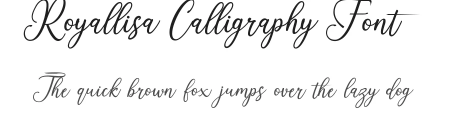 Royallisa Calligraphy Font by inermediaSTUDIO — Script Handwritten Font