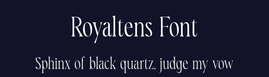 Royaltens Font by letterenastudios — Serif Font — thumbnail 2
