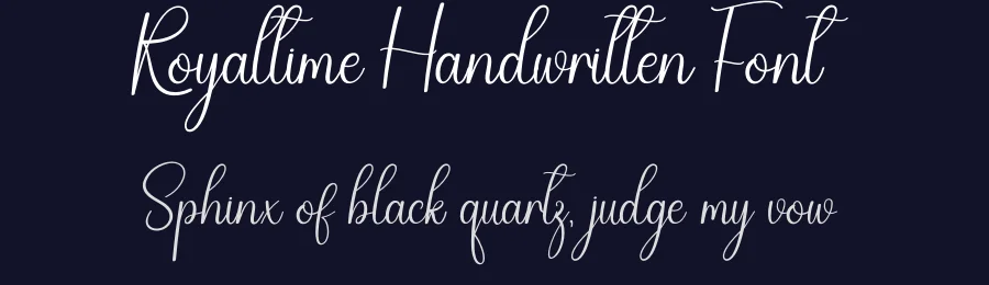 Royaltime Handwritten Font by creativeletter — Script Handwritten Font — thumbnail 2