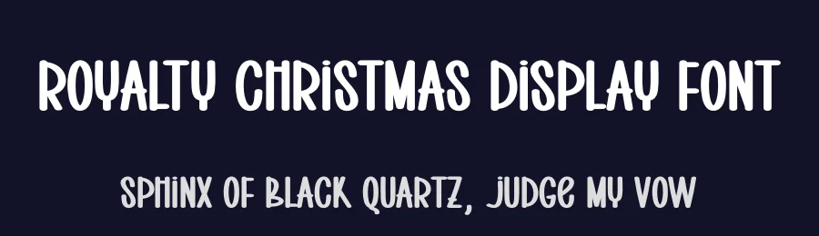 Royalty Christmas Display Font by creativeletter — Display Font — thumbnail 2