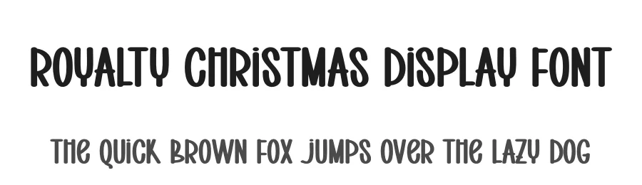 Royalty Christmas Display Font by creativeletter — Display Font