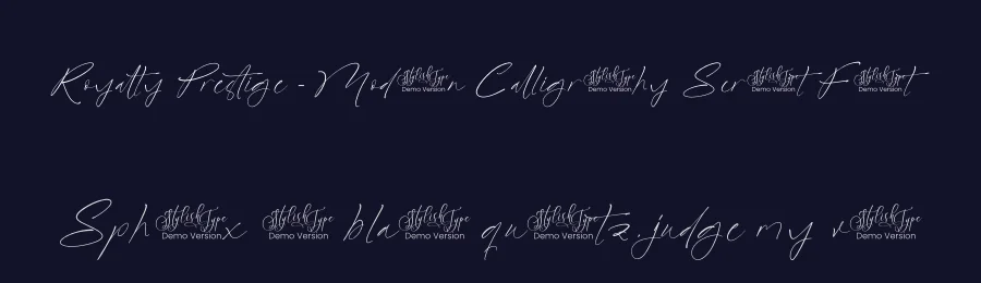 Royalty Prestige – Modern Calligraphy Script Font by stylishtype.co — Script Handwritten Font — thumbnail 2