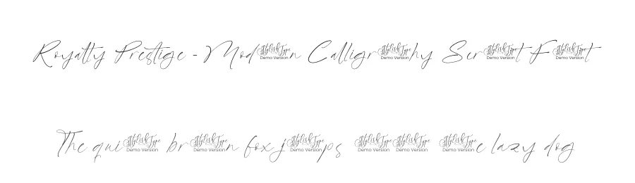 Royalty Prestige – Modern Calligraphy Script Font by stylishtype.co — Script Handwritten Font