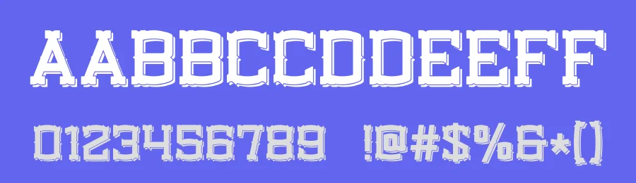 Rozalyn Shadow Typeface by BART.Co Design — Display Font — thumbnail 3