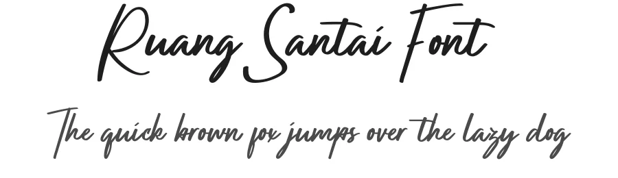 Ruang Santai Font by nihstudio — Script Handwritten Font