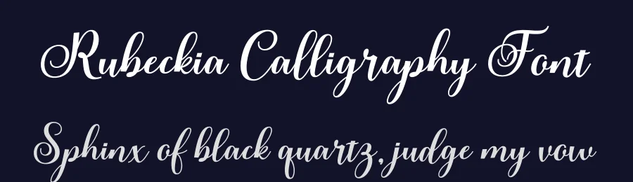Rubeckia Calligraphy Font by fontkong — Script Handwritten Font — thumbnail 2