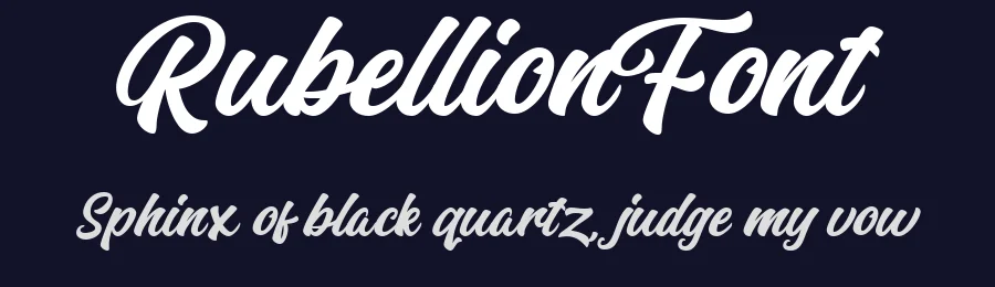 Rubellion Font by Temp Craft — Script Handwritten Font — thumbnail 2