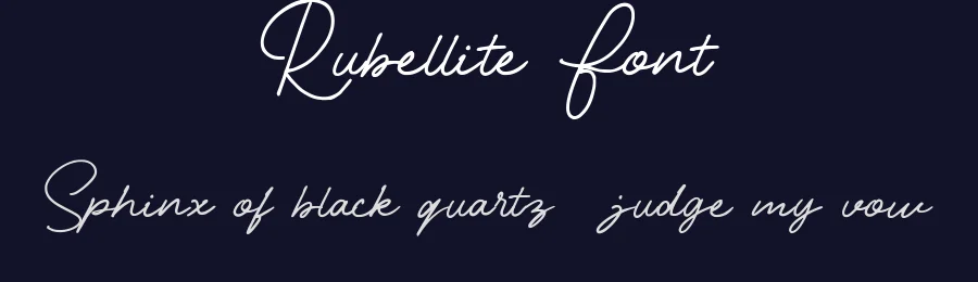 Rubellite Font by Aksapix_Type — Script Handwritten Font — thumbnail 2