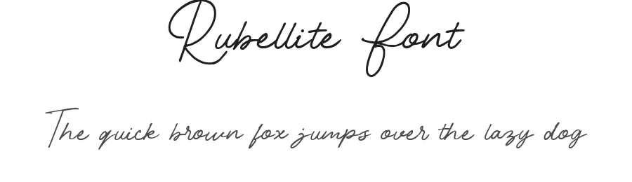 Rubellite Font by Aksapix_Type — Script Handwritten Font