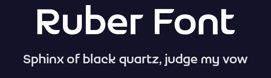 Ruber Font by ikhsartype — Display Font — thumbnail 2
