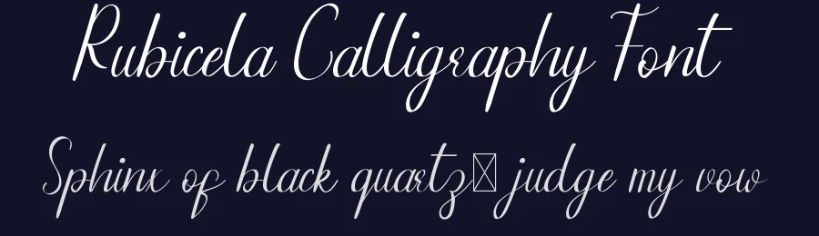 Rubicela Calligraphy Font by edricstudio — Script Handwritten Font — thumbnail 2