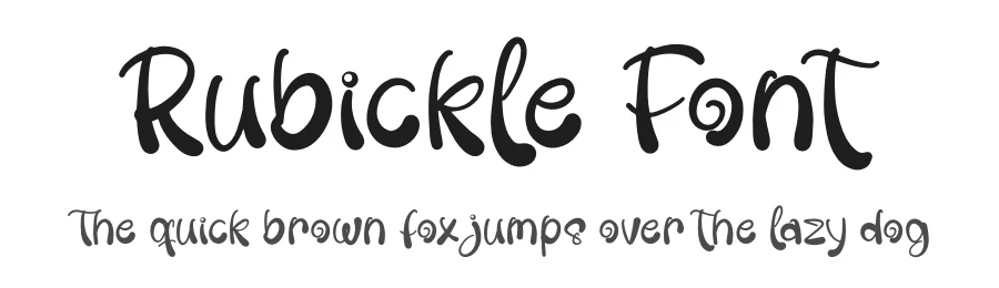 Rubickle Font by glorytype — Script Handwritten Font
