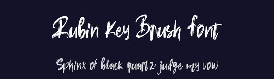 Rubin Key Brush Font by Vultype Co. — Script Handwritten Font — thumbnail 2
