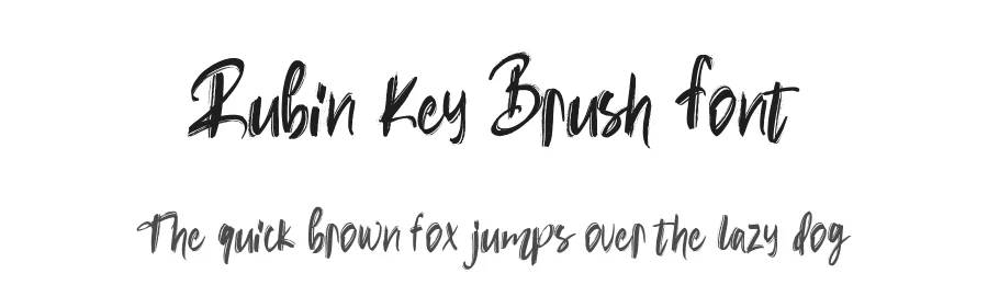 Rubin Key Brush Font by Vultype Co. — Script Handwritten Font
