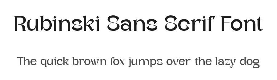 Rubinski Sans Serif Font by Kijiji Hub — Sans Serif Font