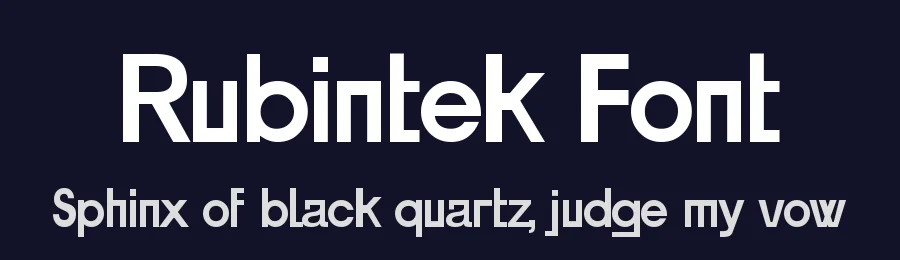 Rubintek Font by Minimalistartstudio — Sans Serif Font — thumbnail 2