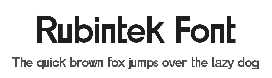 Rubintek Font by Minimalistartstudio — Sans Serif Font