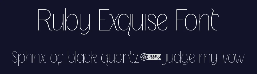 Ruby Exquise Font by nihstudio — Sans Serif Font — thumbnail 2
