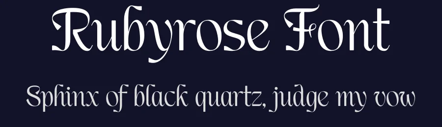 Rubyrose Font by Rantautype — Decorative Font — thumbnail 2