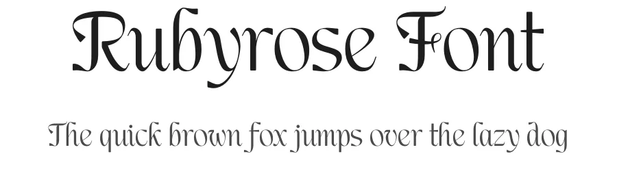 Rubyrose Font by Rantautype — Decorative Font