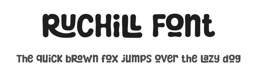 Ruchill Font by Typebae — Display Font