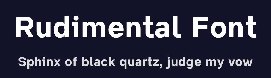 Rudimental Font by Retr0 — Sans Serif Font — thumbnail 2