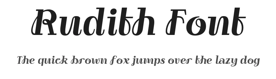 Rudith Font by Hole Hope Design — Serif Font