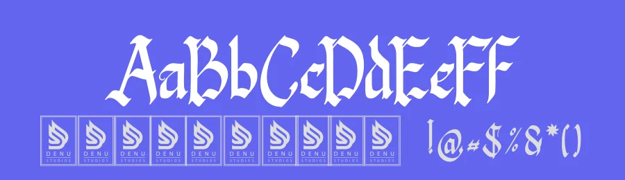 Rudra Great Font by Denustudios — Blackletter Font — thumbnail 3