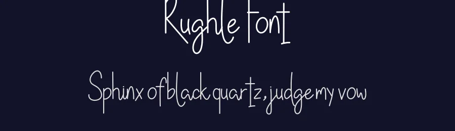 Rughle Font by khalwastudio — Script Handwritten Font — thumbnail 2