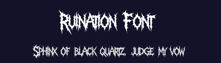 Ruination Font by MasyafiStudio — Decorative Font — thumbnail 2