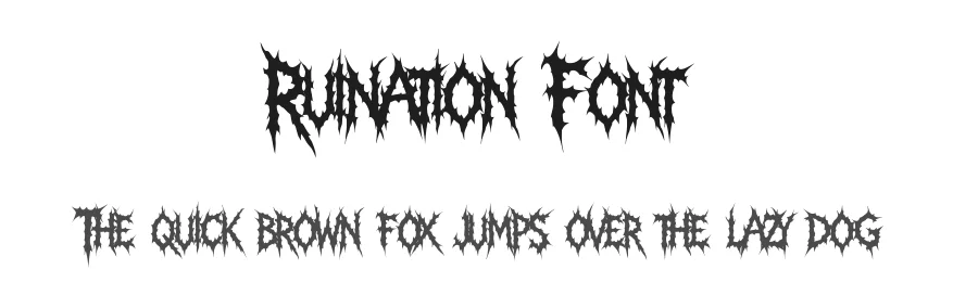 Ruination Font by MasyafiStudio — Decorative Font