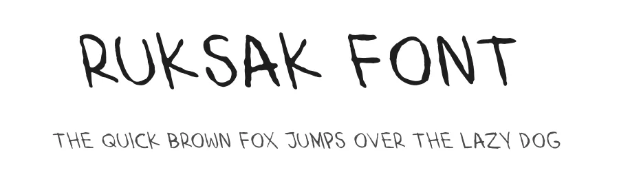 Ruksak Font by Julpik — Script Handwritten Font